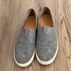 Gray Slip-On Women’s Shoes